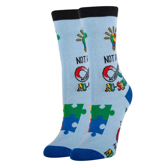 AU-SOME! Socks | Funny Crew Socks for Women