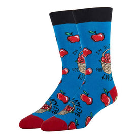 Apple of my Eye Socks | Funny Crew Socks for Men