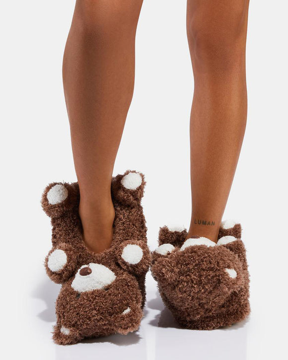 Mocha the Bear Slippers