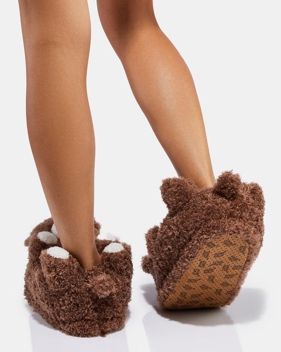 Mocha the Bear Slippers