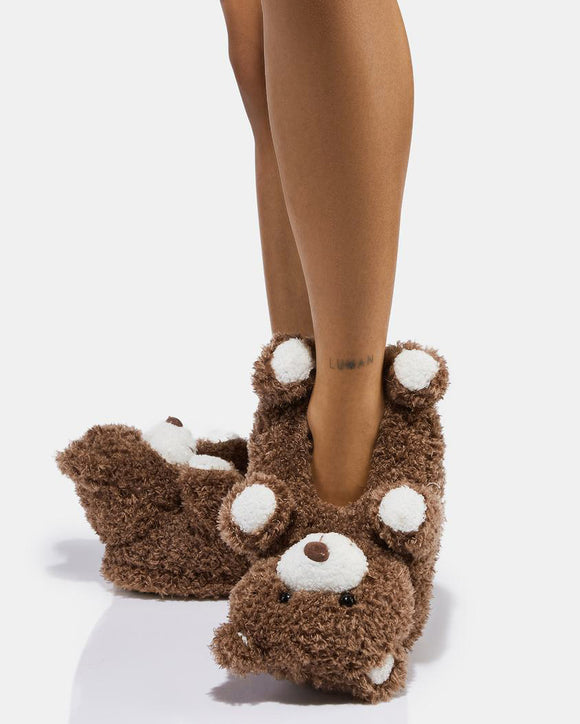 Mocha the Bear Slippers