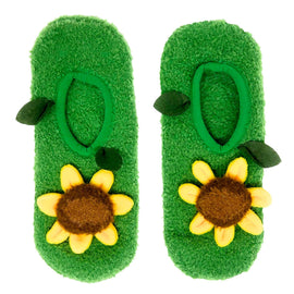 Sunflower Fuzzy Socks 