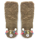 Llama Call You Plush Slippers for Women
