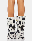Moo Moo Plush Slipper Socks-3