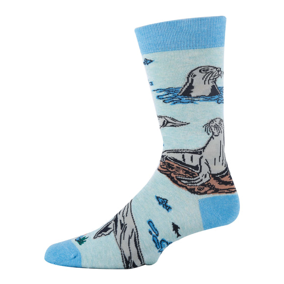 Sea Lion - Men's Crew Socks