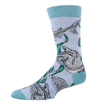 Whale Shark - Men's Crew Socks - 0