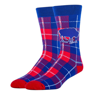 Buffalo Plaid Socks| Funny Crew Socks for Men