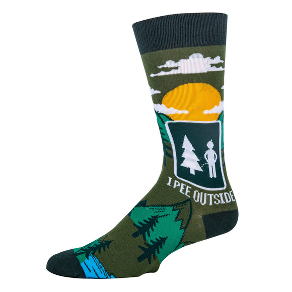Pee Outside Socks