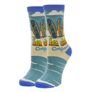 La Jolla-Womens Crew Socks