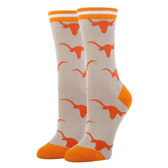 Austin Bull Socks| Funny Crew Socks for Women