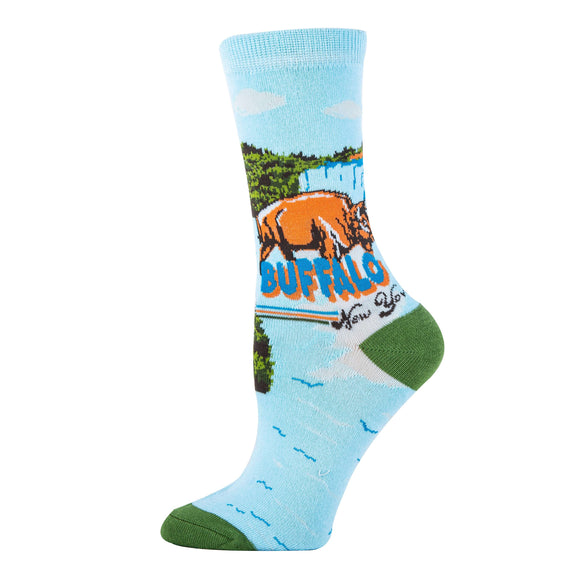 Buffalo Views Socks