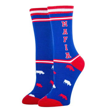 American Buffalo Socks| Funny Crew Socks for Women