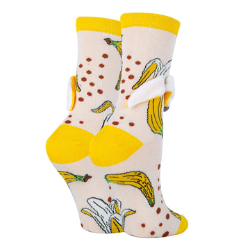 Banana Nana - Women's 3D Pop Crew Socks