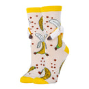 Banana Nana - Women's 3D Pop Crew Socks-1