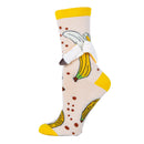 Banana Nana - Women's 3D Pop Crew Socks-5
