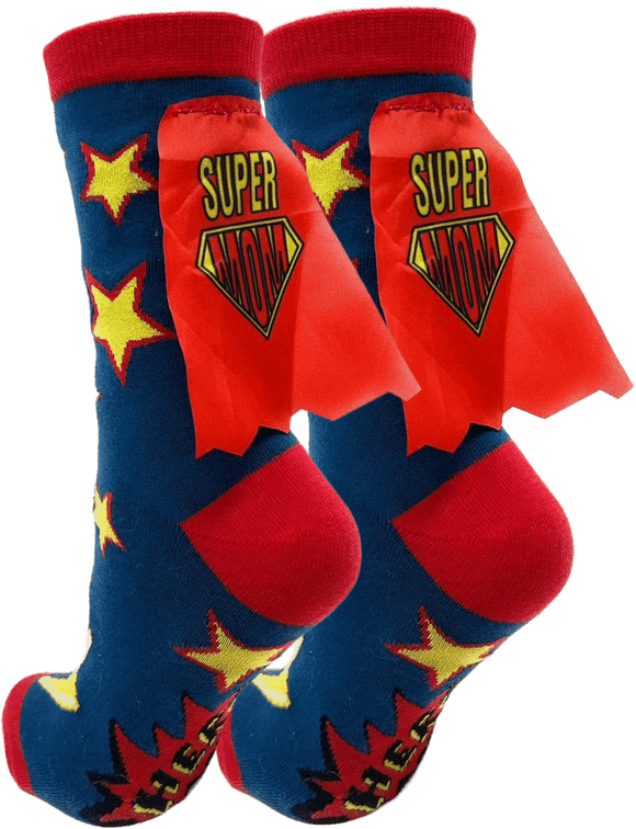 Super Mom - Women's 3D Pop Crew Socks