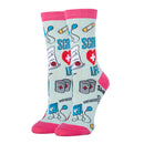 Scrub Life - Women's Crew Socks-1