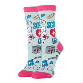 Scrub Life - Women's Crew Socks