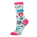 Scrub Life - Women's Crew Socks-2