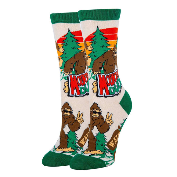 Mountain Dude Socks| Funny Crew Socks for Women