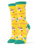 Cherry on Top Socks | Novelty Crew Socks For Women