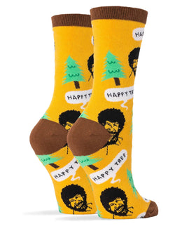 bob-ross-happy-tree-womens-crew-socks-2-oooh-yeah-socks