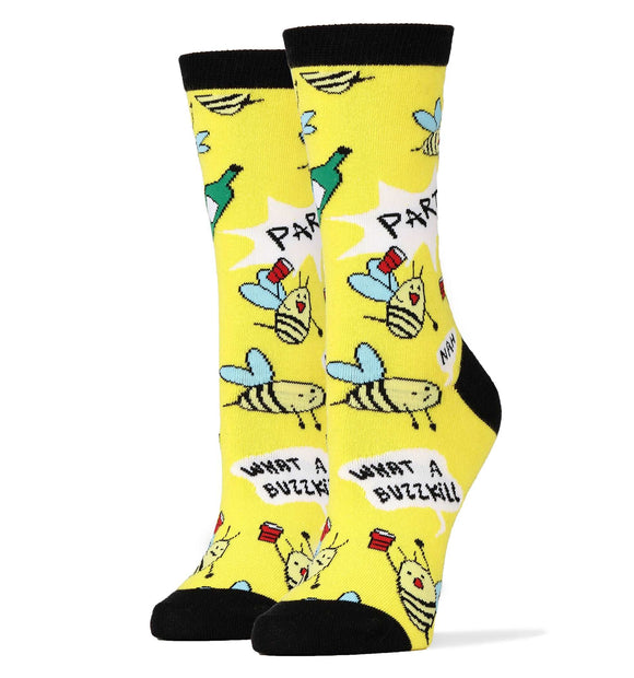 Buzz Kill Socks | Novelty Socks For Women