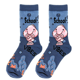 Morning Blob Vibes Socks | Cute Crew Socks for Kids