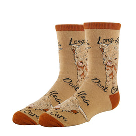 Hair Don't Care Socks | Cute Crew Socks for Kids