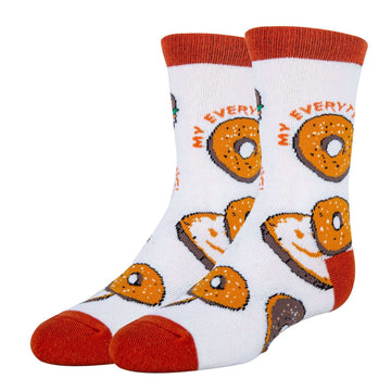 Bagel Socks| Funny Crew Socks for Boys & Girls