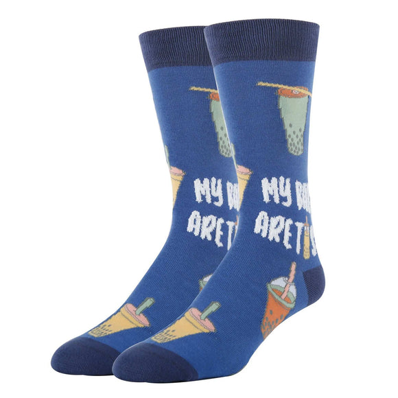 Boba Socks | Funny Crew Socks for Men