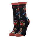 Yee Howl Socks | Funny Crew Socks for Women