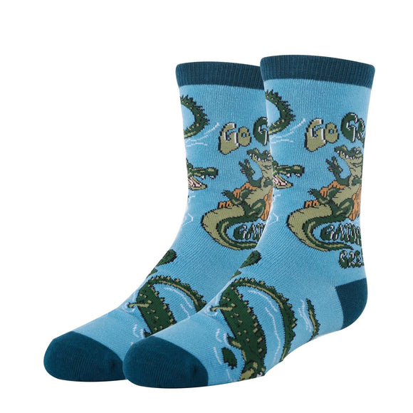 Go Green Socks | Funny Crew Socks for Boys & Girls