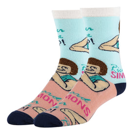 Never Give Up Socks | Funny Crew Socks For Men