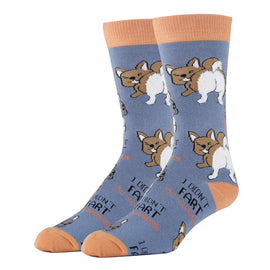 Not A Fart Socks | Sassy Crew Socks For Men
