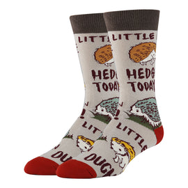 On Edge Ouch Socks | Funny Crew Socks For Men