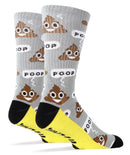 Men's Athletic Crew - Poop! Grey-2