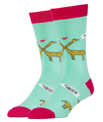 Wanna Neck? Socks | Funny Crew Socks For Men
