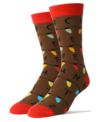 Stranger Socks | TV Show Crew Socks for Men