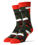 Naughty Or Nice Socks | Novelty Crew Socks For Men