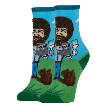 Let's Paint Socks | Novelty Crew Socks For Women