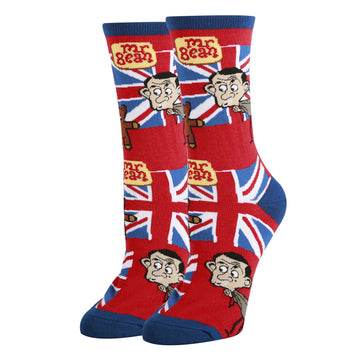 Hanging with Mr Bean Socks | Fun Socks For Women