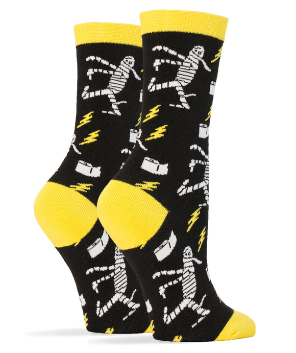 mummy-party-womens-crew-socks-2-oooh-yeah-socks