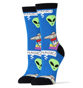 Unicorn Abduction Socks | Novelty Socks For Women