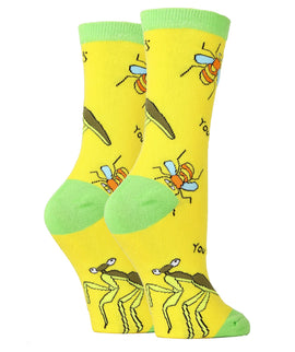you-bug-womens-crew-socks-1-2-oooh-yeah-socks