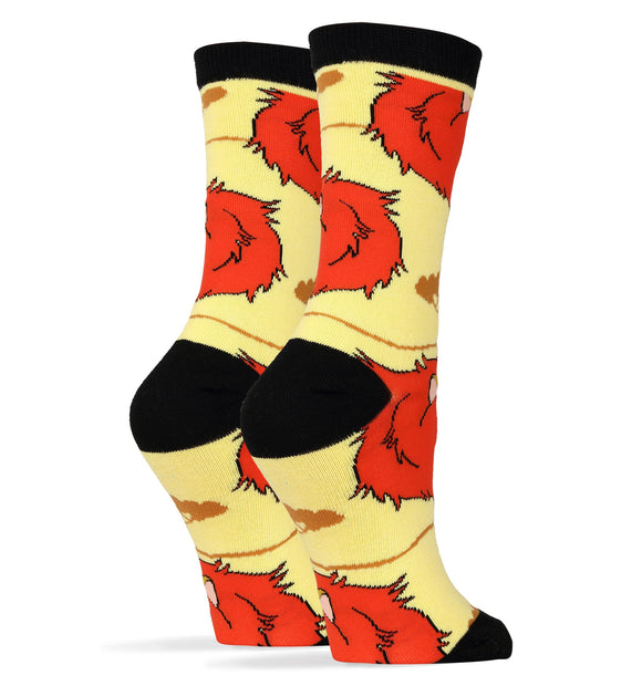 lion-around-womens-crew-socks-2-oooh-yeah-socks