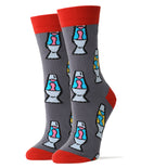 Lava Lamps Socks | Novelty Crew Socks For Women