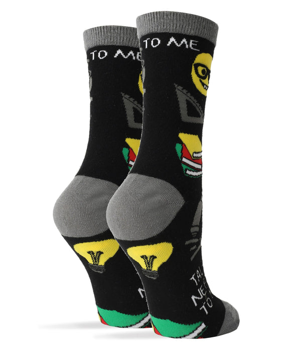 talk-nerdy-womens-crew-socks-2-oooh-yeah-socks