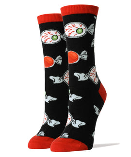 Eye Candy Socks | Novelty Crew Socks For Women