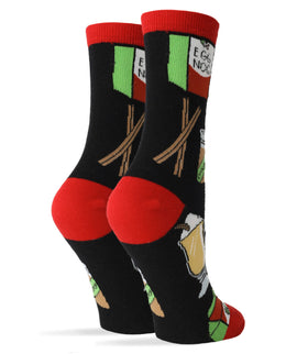 egg-nog-womens-crew-socks-2-oooh-yeah-socks